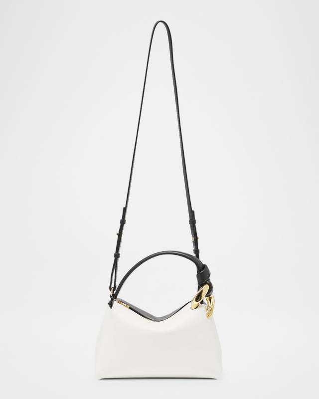 The Corner Small Bicolor Leather Crossbody Bag